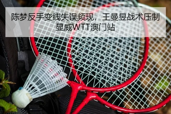 陈梦反手变线失误频现，王曼昱战术压制显威WTT澳门站